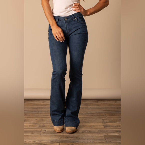 Women’s Kimes Lola Dark Indigo jeans 4/34 - Picture 2 of 5